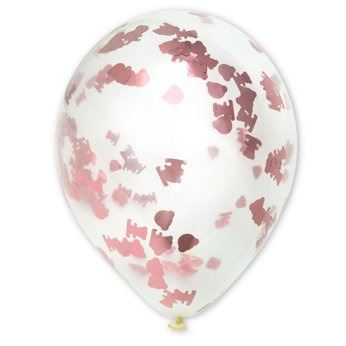 Teddy Bear Confetti Latex Helium Party Balloons