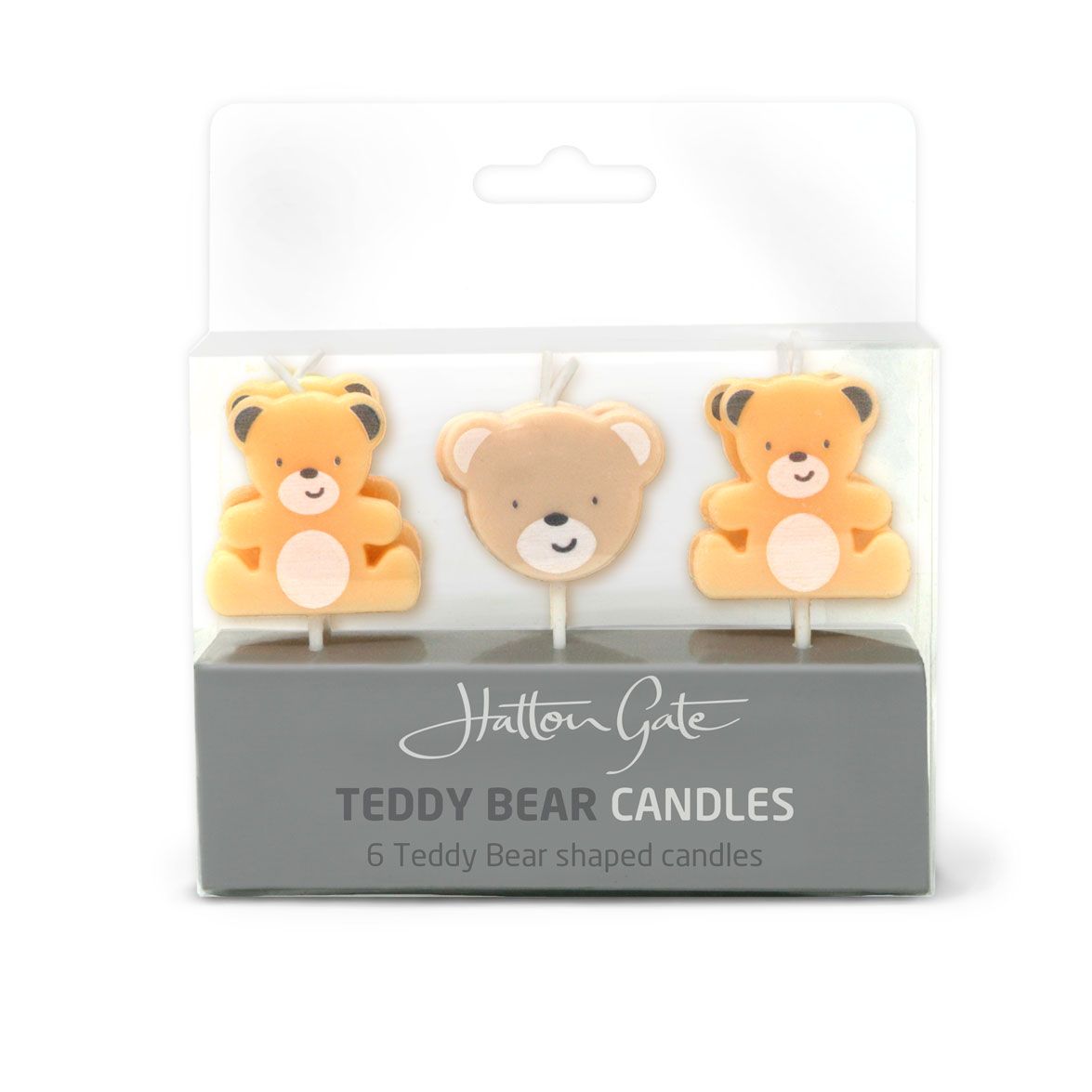 Teddy Bear Party Cake Candles