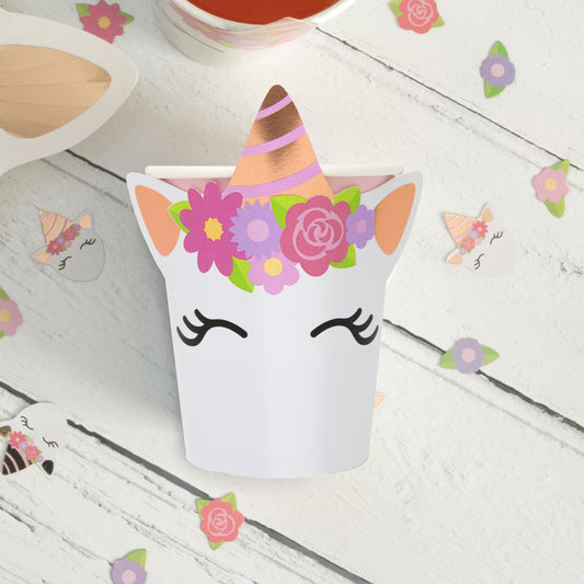 Unicorn Paper Party Cups 8 cups per pack