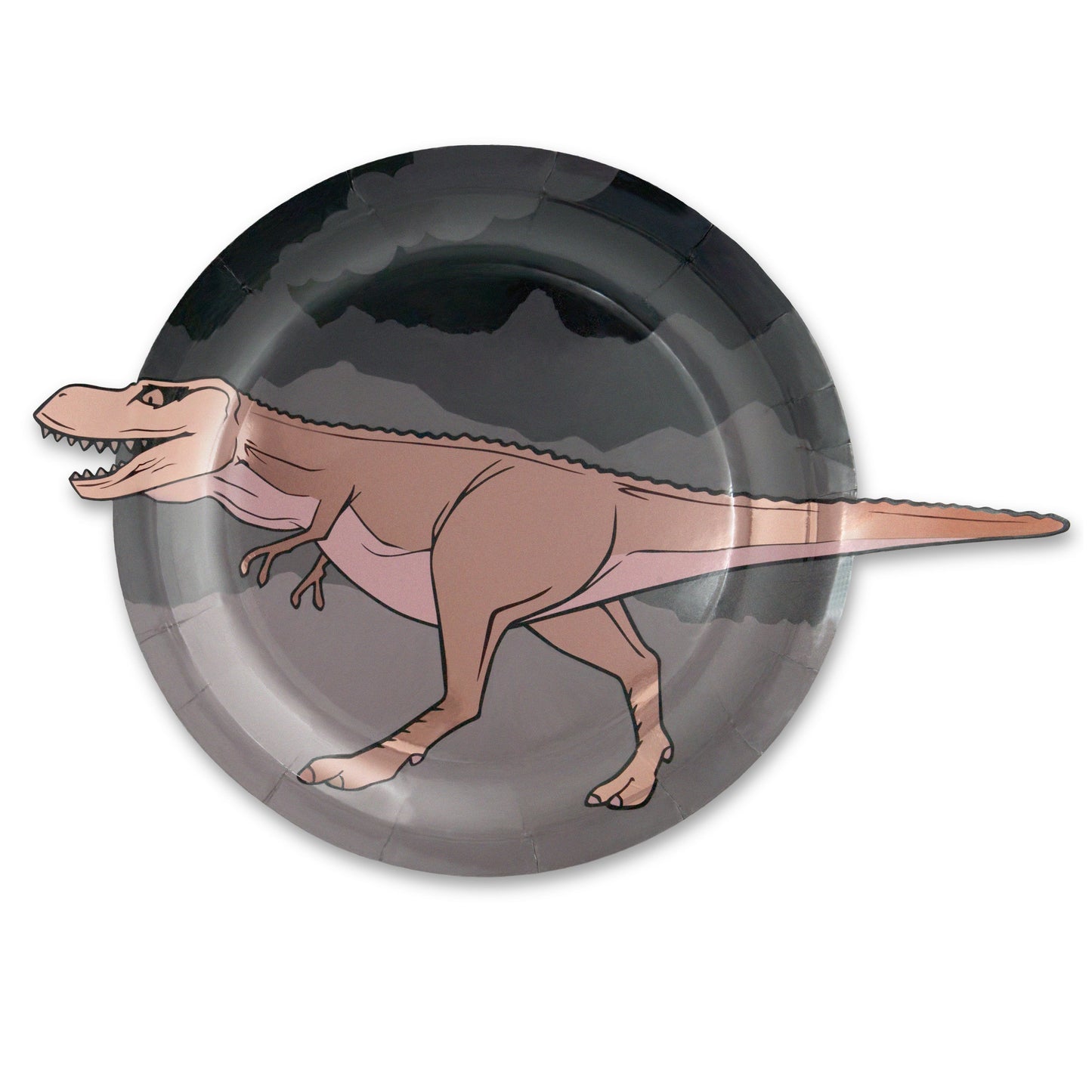 Dinosaur T-Rex 3D Pop out Party Plates 8 Per Pack