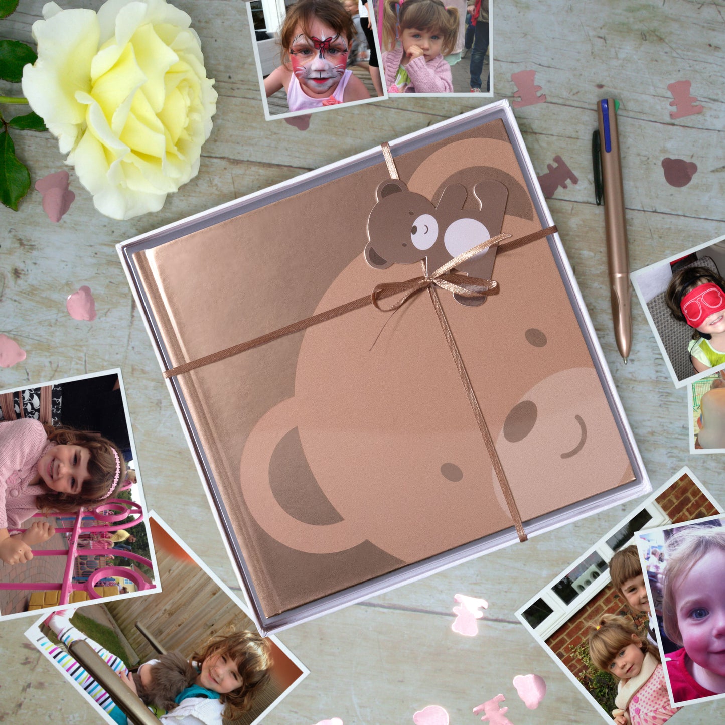 Teddy Bear Photograph Album / Memory Book