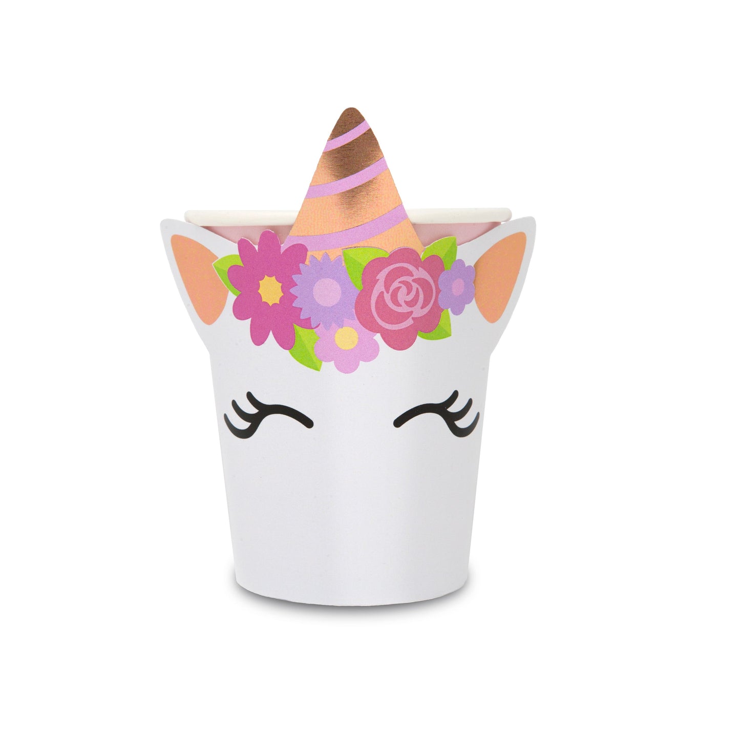 Unicorn Paper Party Cups 8 cups per pack