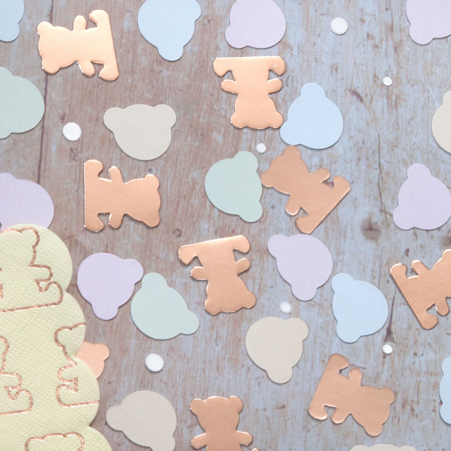 Teddy Bear Shaped Confetti 14 gram pack