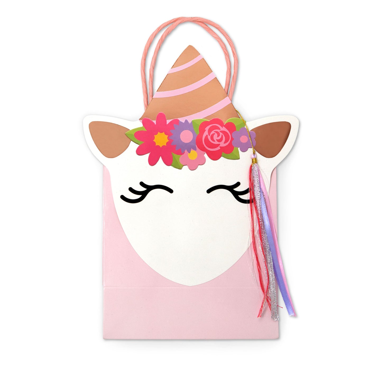 Unicorn Shaped Party Bags 8 bags per pack