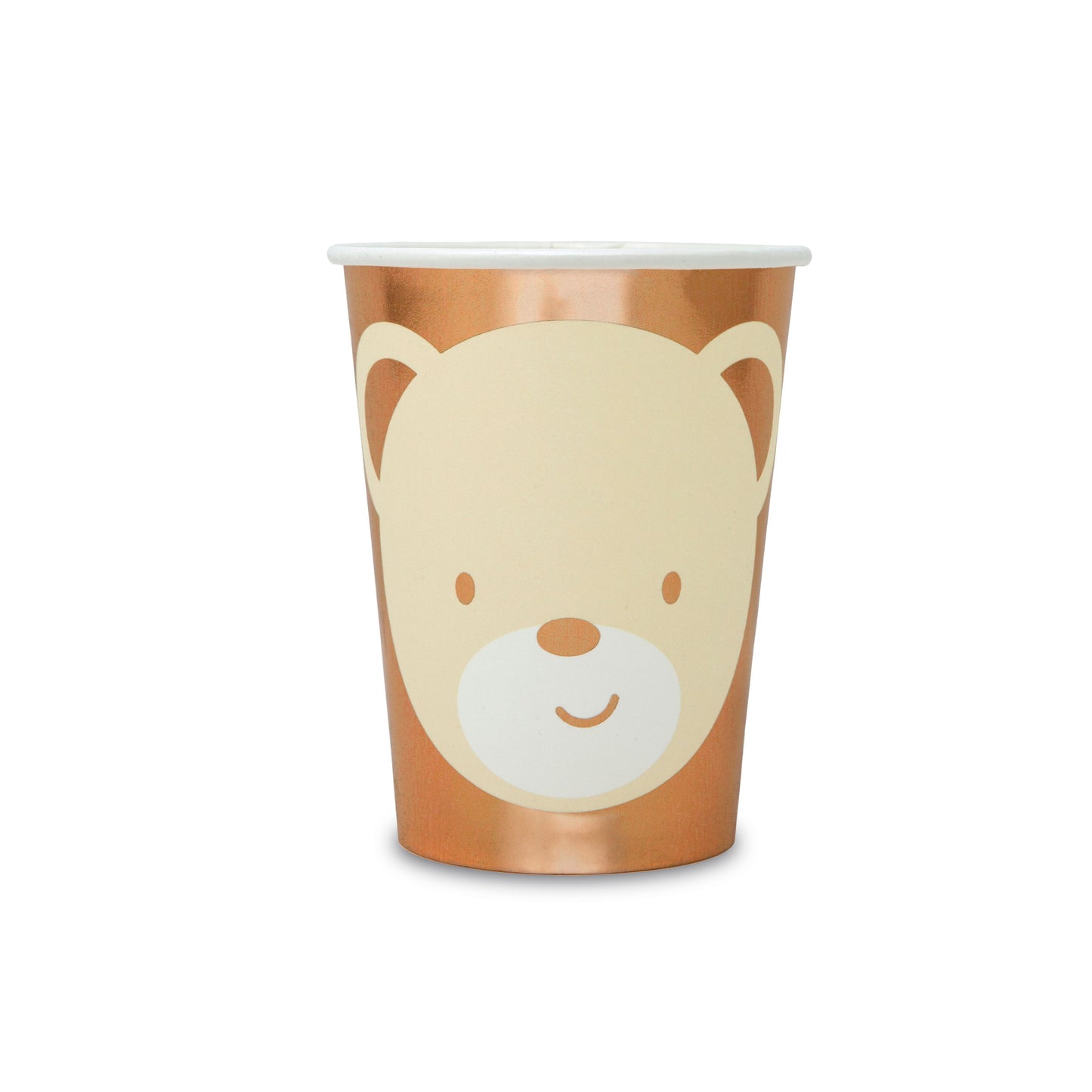 Teddy Bear Paper Party Cups 8 cups per pack